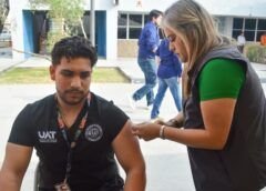 Colabora la UAT con el Sector Salud en jornadas de vacunación