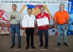 Firma la UAT alianza deportiva entre Correcaminos y el Club Necaxa de la Liga MX