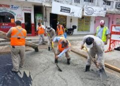 COMAPA SUR amplía reposición de pavimentos tras obras de infraestructura hidrosanitaria